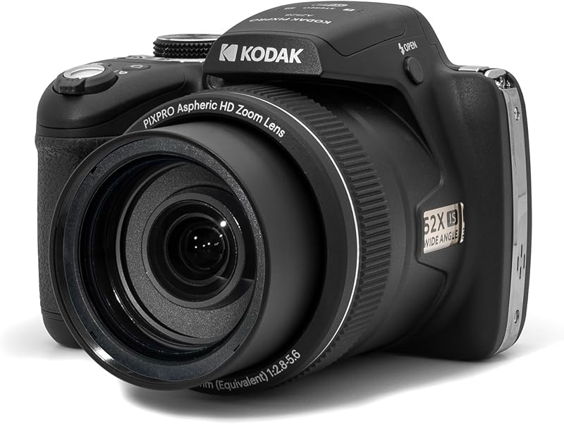 KODAK Pixpro AZ528 - Fotocamera Bridge Digitale 16 Megapixel, Zoom Ottico 52X, Stabilizzazione Ottica, Schermo LCD 3 pol