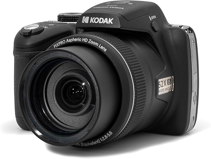KODAK Pixpro Astro Zoom AZ528 - Appareil Photo Numérique Bridge, Zoom X52, Grand Angle de 24 mm, 16 Mégapixels CMOS, LCD 3", Wi-Fi, Rafale 6 i/s, Contrôle sans fil - Noir oferta Amazon