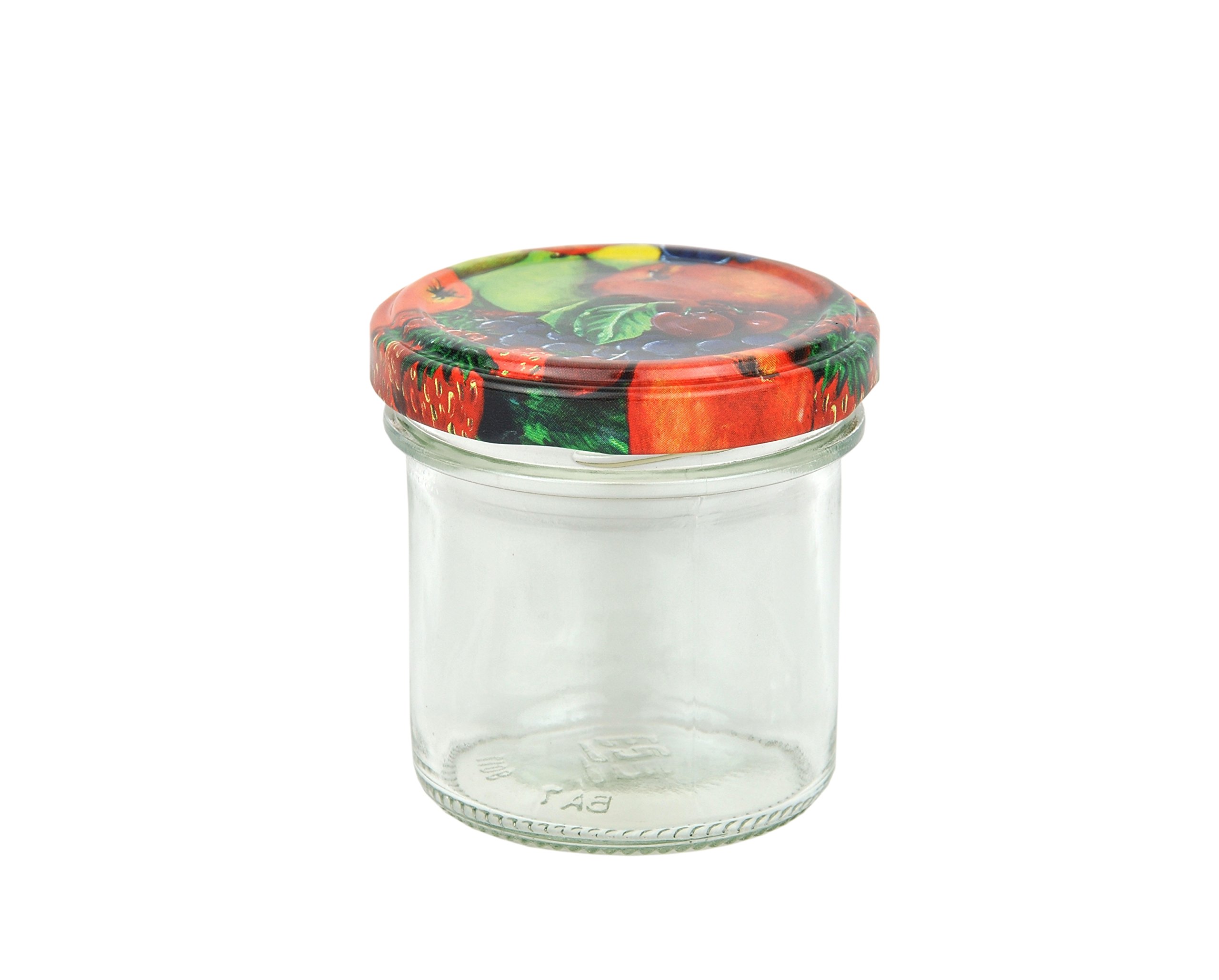 MamboCat Set 200 Bicchierini Rotondi Da 53 Ml Con Coperchi Bianchi TO 43 - Vasetti Per Marmellata Con Ricettario - 2