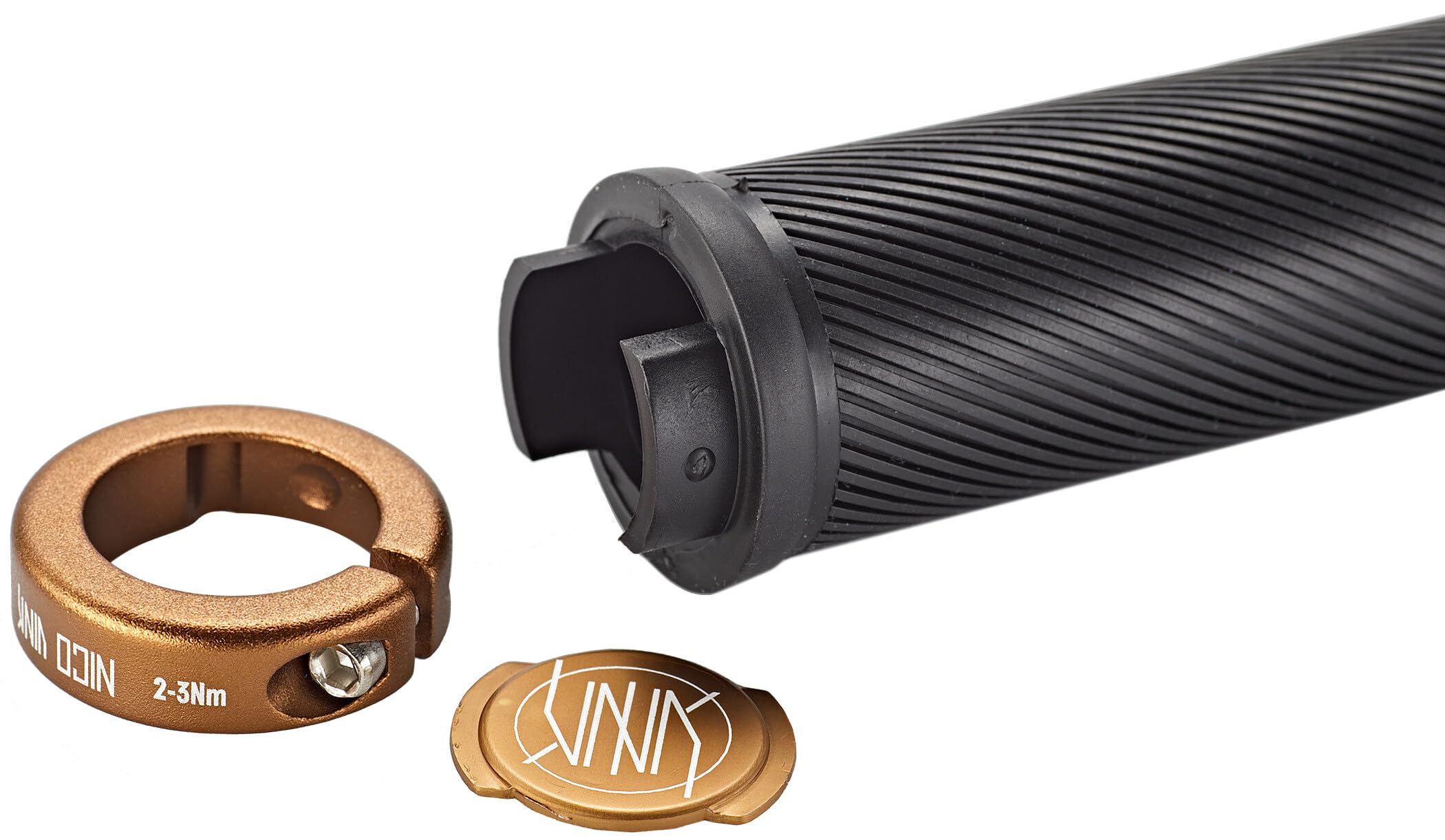 Reverse Nico Vink Signature Fahrradgriffe – Lock On, Schwarz/kupfer, 130 Mm Breit, Für Mountainbike