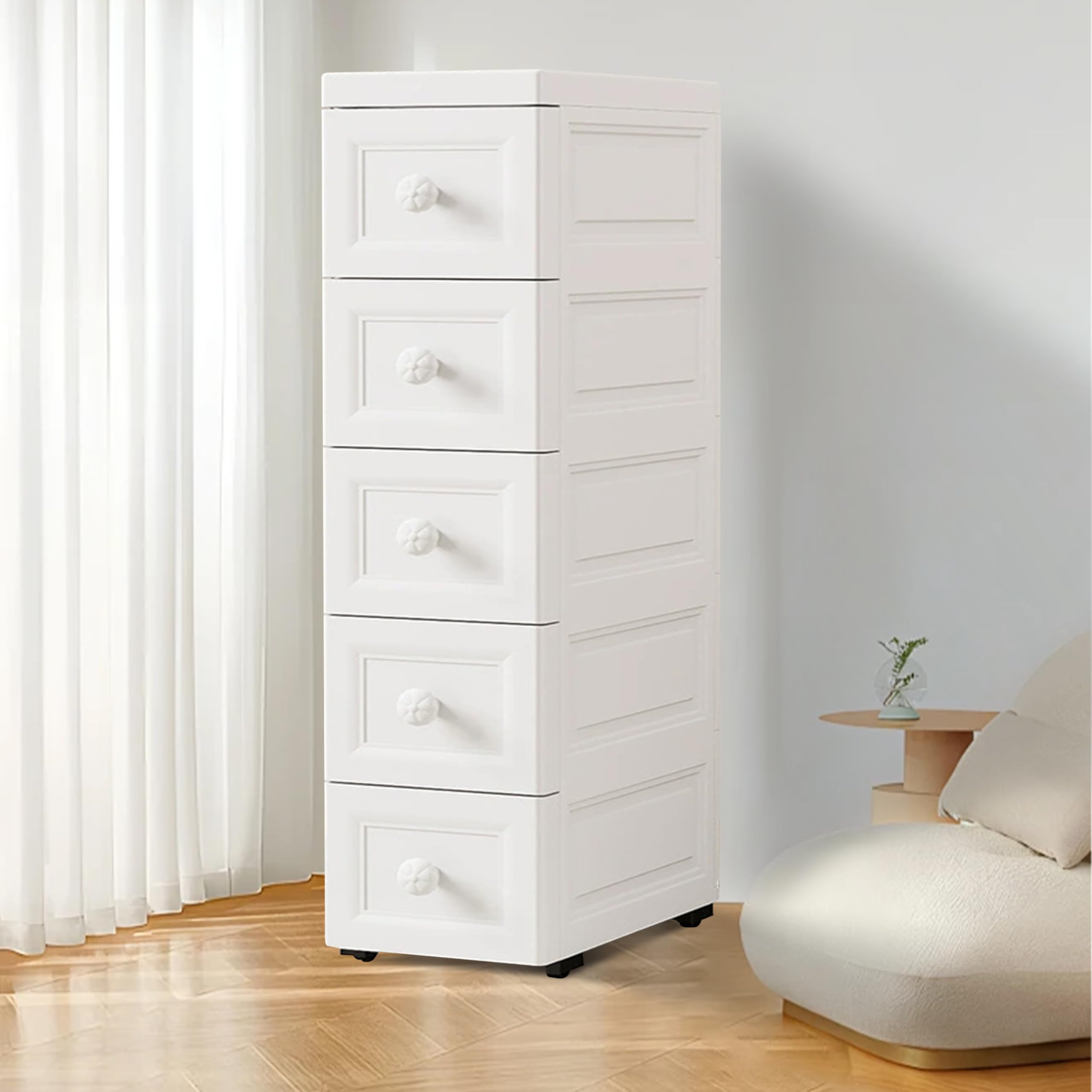 Amazon｜隙間収納 チェスト 省スペース小物収納 3段 4段 5段 6段 7段