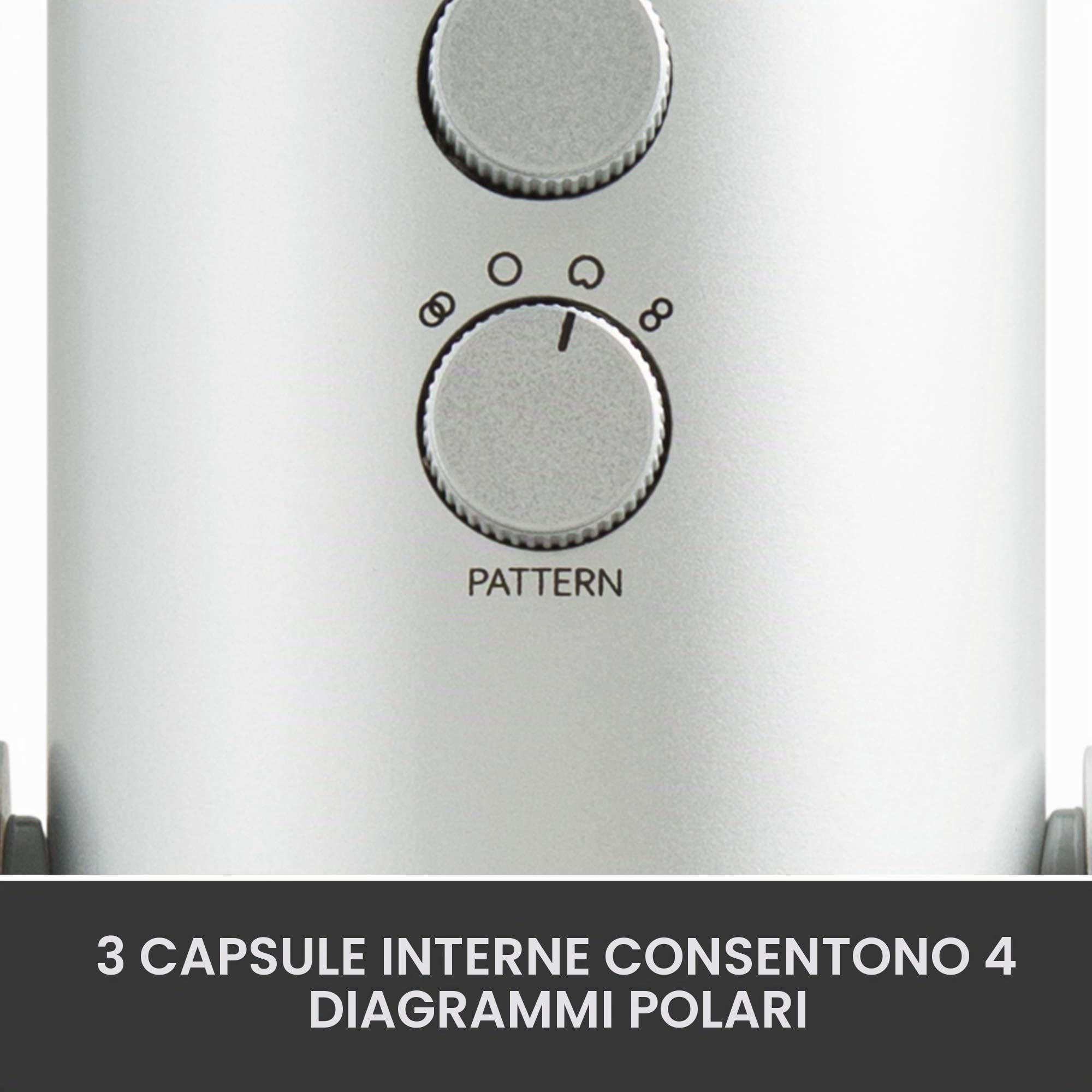 Logitech Blue Microfoni Yeti 10-Year Anniversary Edition Microfono USB Argento