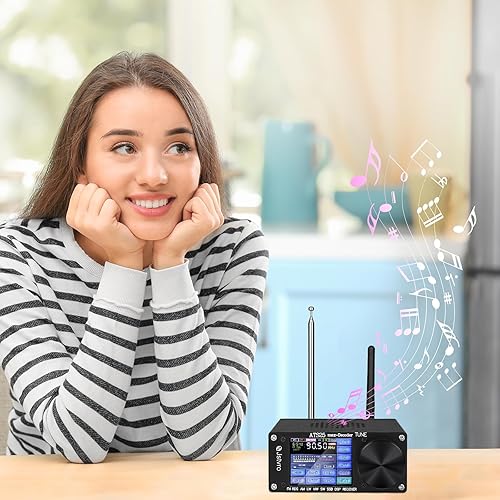 Miniatura 6 de SI4732 ATS-25max-DECODER Receptor de radio V4.17 con CW, decodificación RTty, WiFi, espectro de audio y receptor DSP FM LW (MW y SW) y SSB,