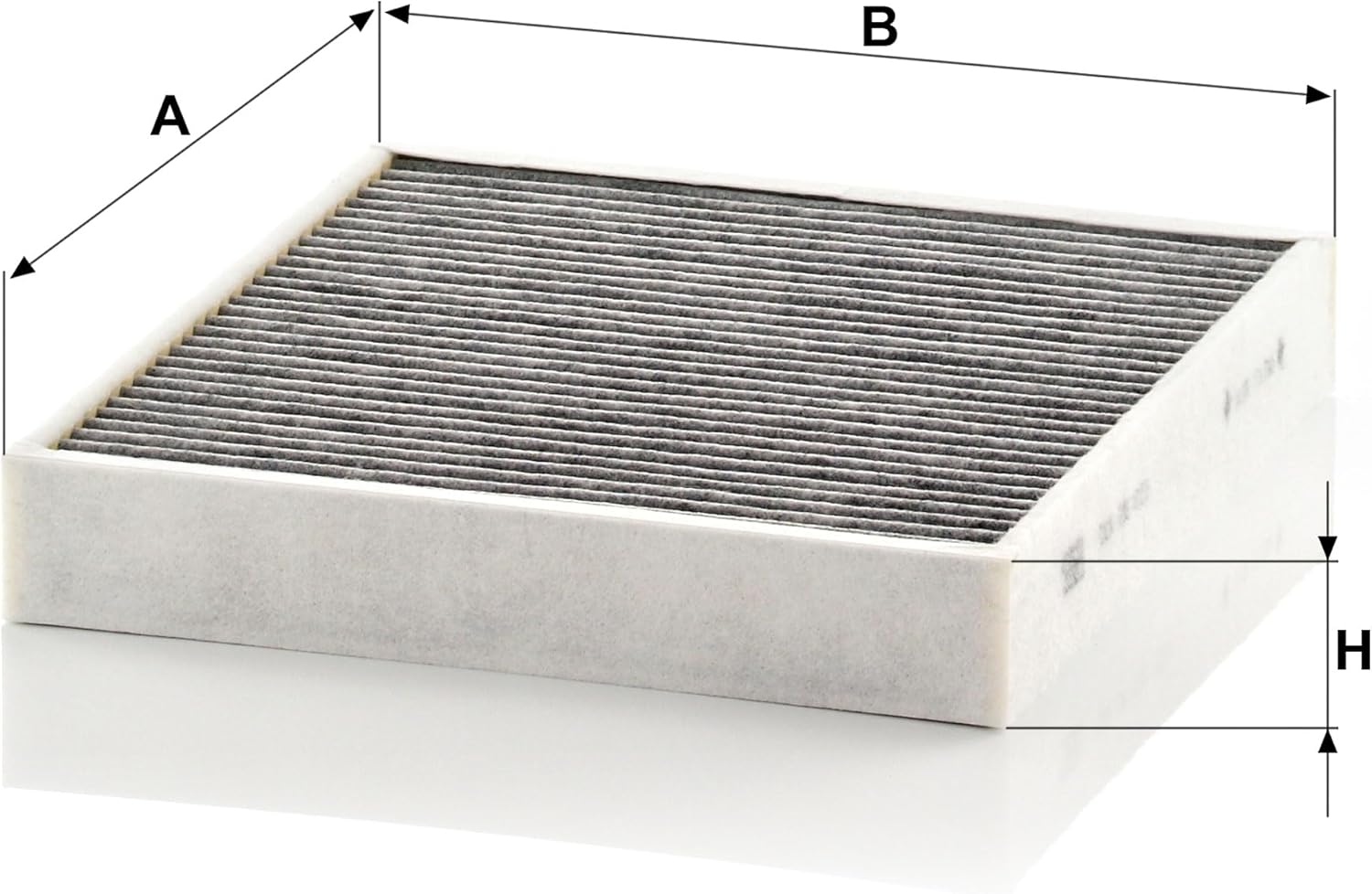 MANN-FILTER CUK 26 010 Cabin Air Filter – Pollen Filter with Active Charcoal