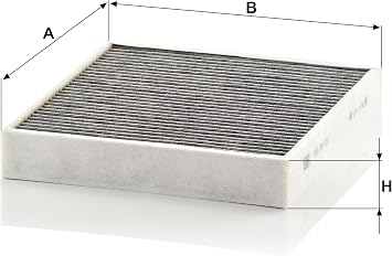MANN-FILTER Karbonlu Kabin Filtresi CUK 26 010 (VW Group)