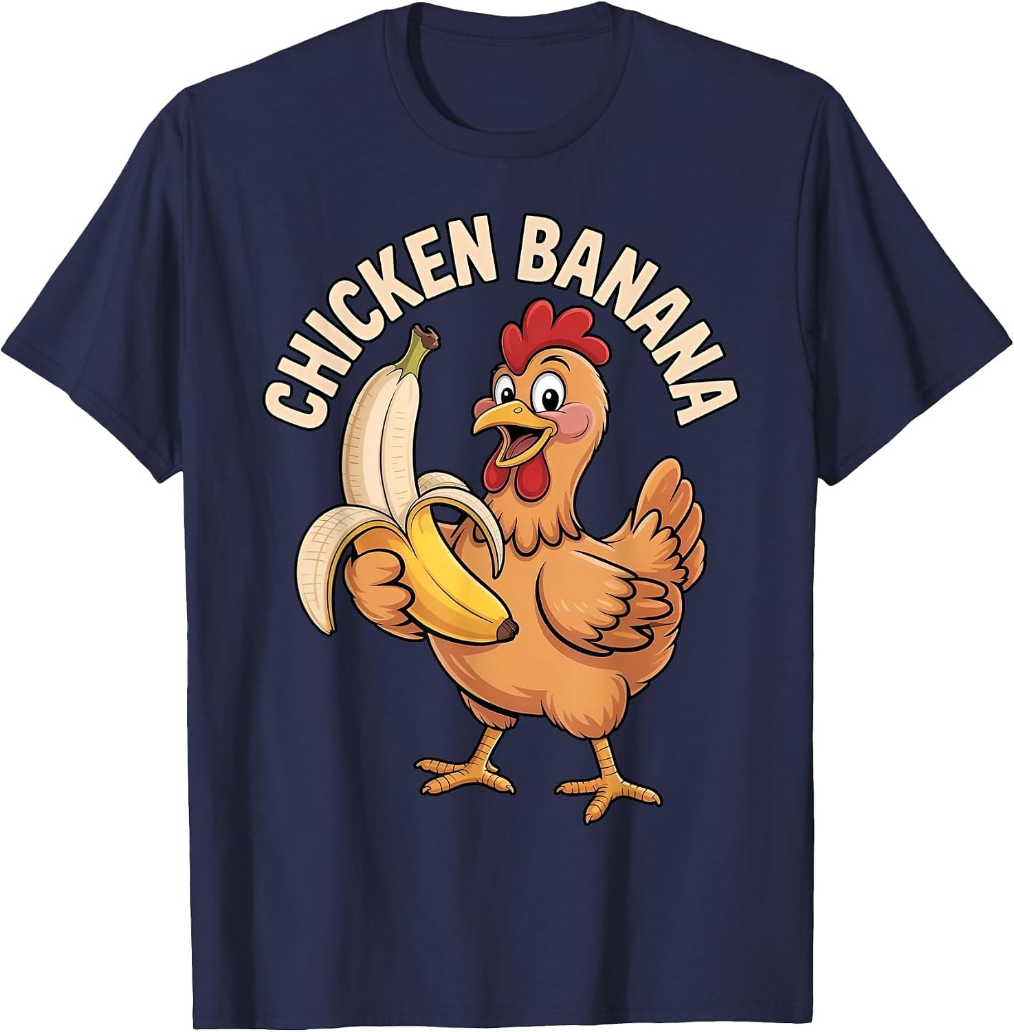 Chicken Banana Meme Trending Funny Chicken Banana T-Shirt image 4