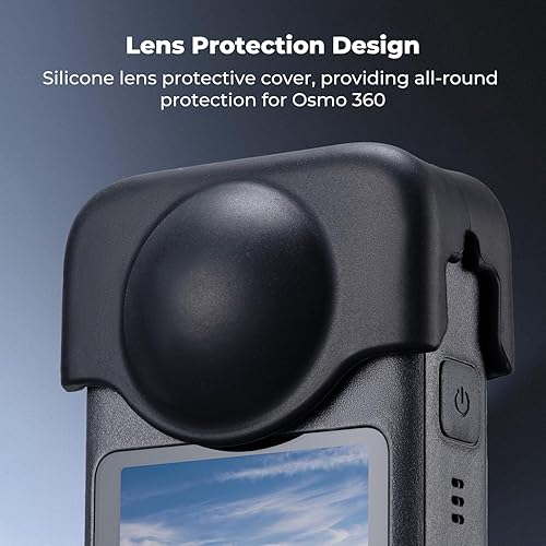 Miniatura 2 de K&F CONCEPT Kit de protector de pantalla compatible con accesorios DJI OSMO 360, pantalla Ultra HD, película de vidrio templado con tapa protectora