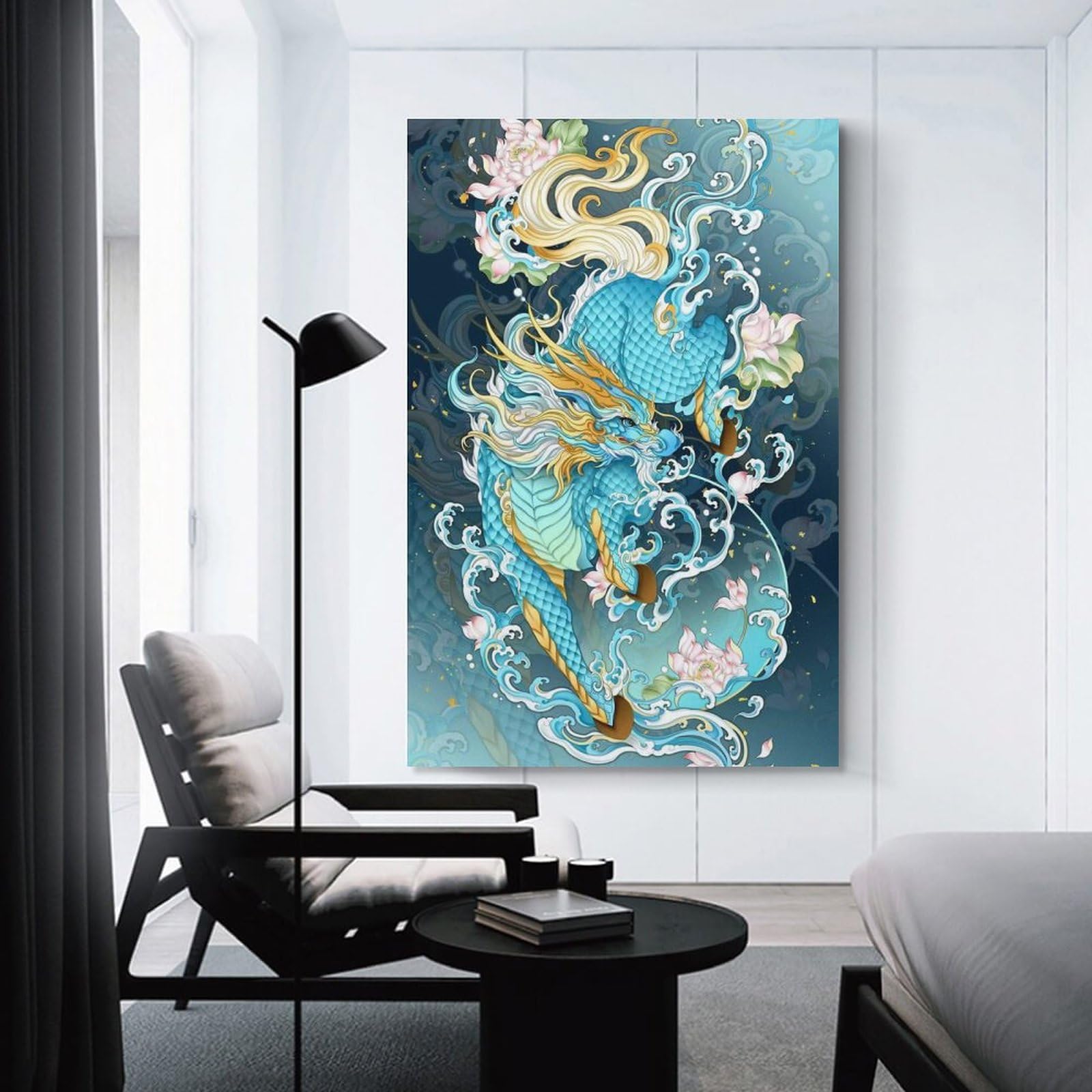 Amazon.co.jp: 絵画 キリンの絵インテリア 絵画 黄金時代のイラスト