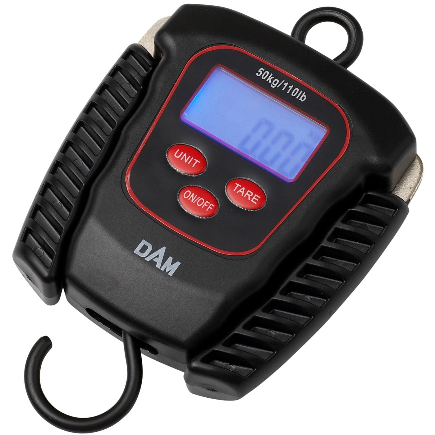 DAM 50kg Digital Scale - Digitalwaage für Süßwasserfische & Meeresfische, Fischwaage für Karpfen & Raubfische, Anglerwaage zum Wiegen von Fischen