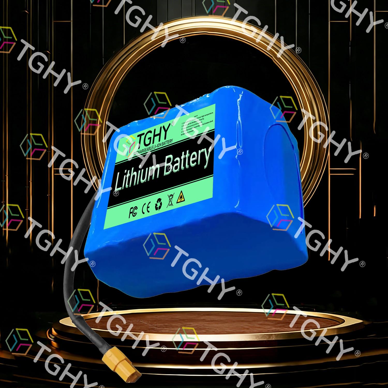 TGHY Batterie de Remplacement 24 V pour Hoverboard, Batterie Lithium 25,2 V 4 Ah pour Scooters Pliables et véhicules électriques, Accessoire de Remplacement