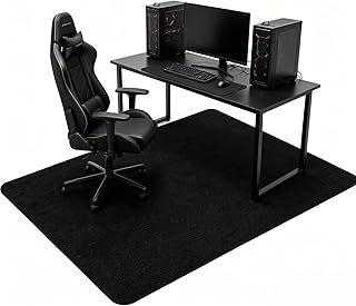 Bürostuhl Unterlage Schreibtischstuhl, 140X90cm Bodenschutzmatte Bürostuhl Teppich Unterlage, Kratzfest Bodenmatte Stuhlunterlage, Schreibtischstuhl Unterlage für Parkett und Hartböden