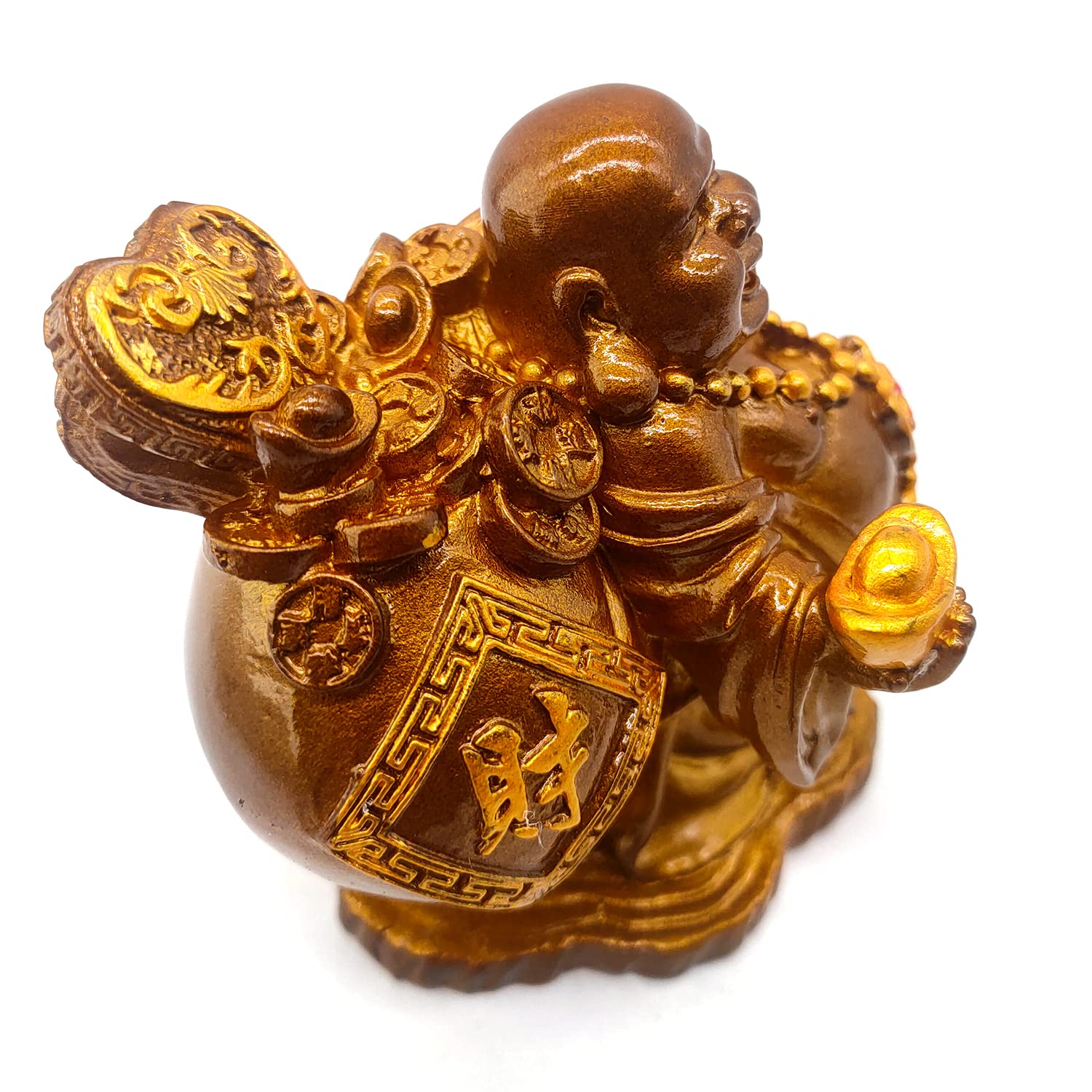 WANLIAN Gold God of Wealth Tea Pet Color Changing in Hot Water.It Will Change Color