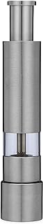 Original Pump & Grind Cooking Gadgets, Salt and Pepper Grinder Set or Singles, Buy 1, Buy 2 or More, Solid Stainless, Red or Black.