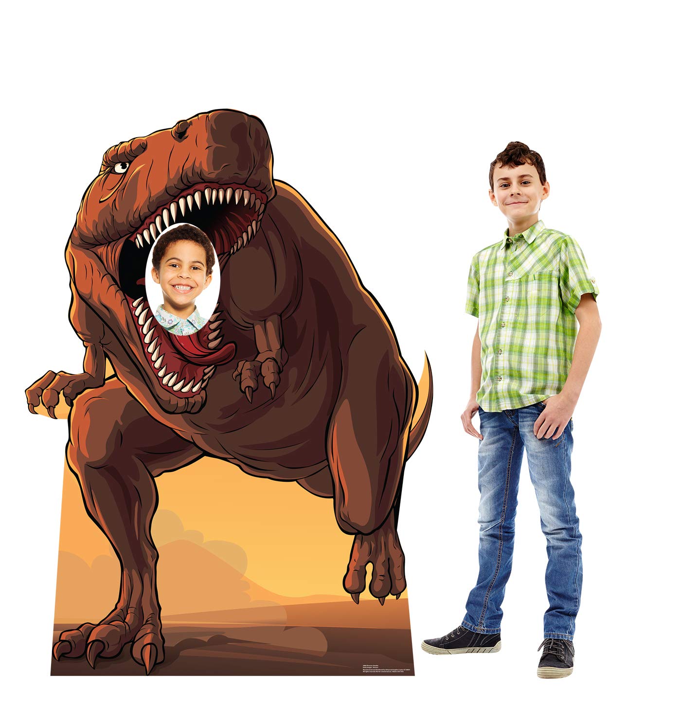 Amazon.com: Cardboard People Dinosaur Stand-in Life Size Cardboard  display picture 1