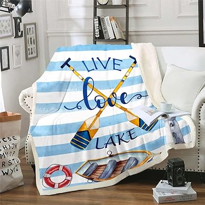 Nautical Throw Blanket Queen 90