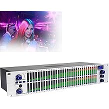 31-Band Graphic Equalizer with Digital Audio, Led Spectrum Display,10 Preset Effects,Automatic Noise Reduction,Dsp Processing Chip,Signal Processors for Recording Studio
