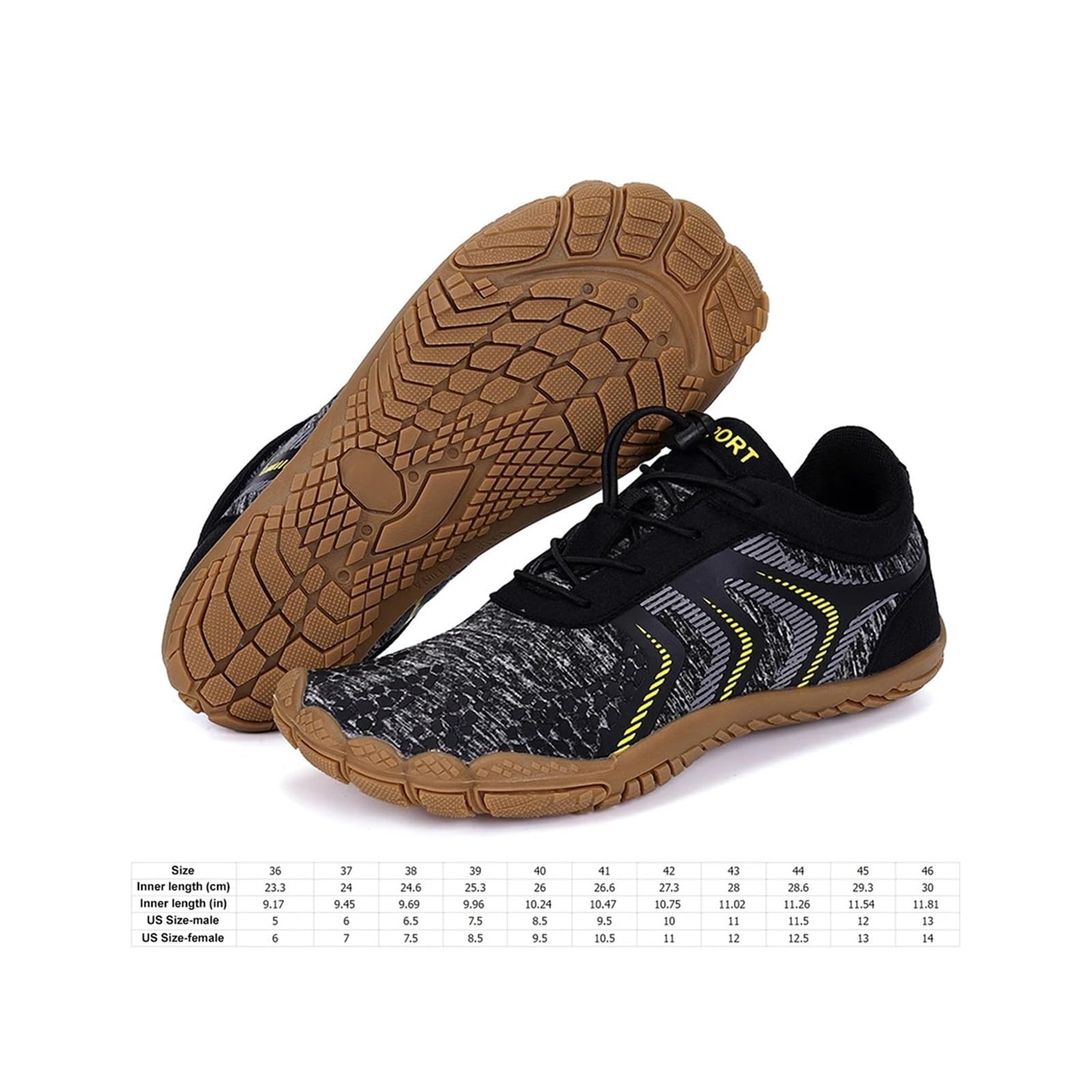 Escarpines Zapatos acuáticos Unisex for Deportes, Zapatillas de natación for Buceo, Playa al Aire Libre, Calzado Descalzo for Gimnasio y Yoga, Zapatos Senderismo for Hombres Mujeres