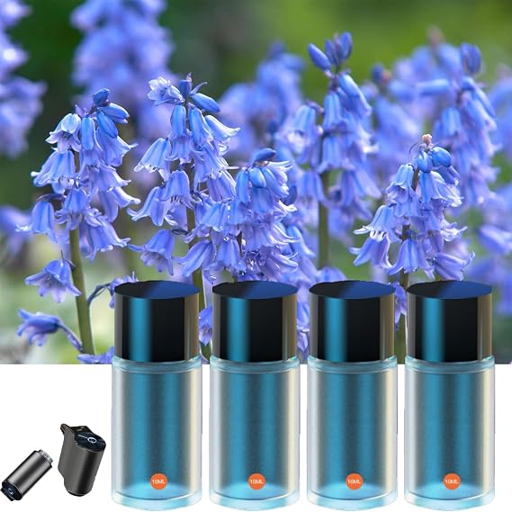 Smart Car Air Freshener Diffuser, Aromatizante para Carro Inteligente Intelligent Car Aroma (Diffuser+1pcs Oils,Lavender)