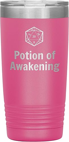 Miniatura 4 de Vaso D20 Potion of Awakening de 20 onzas, regalo novedoso para D&D Cup Dnd Dungeons and Dragons, vasos aislados
