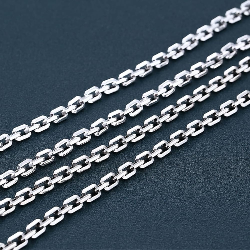 Beydodo Chain Link Necklace for Women Sterling Silver Beydodo Chain Link Necklace for Women Sterling Silver