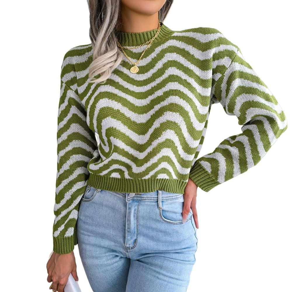 Pull Femme Chic Hiver - Maille Douce, Col Rond, Coupe Décontractée