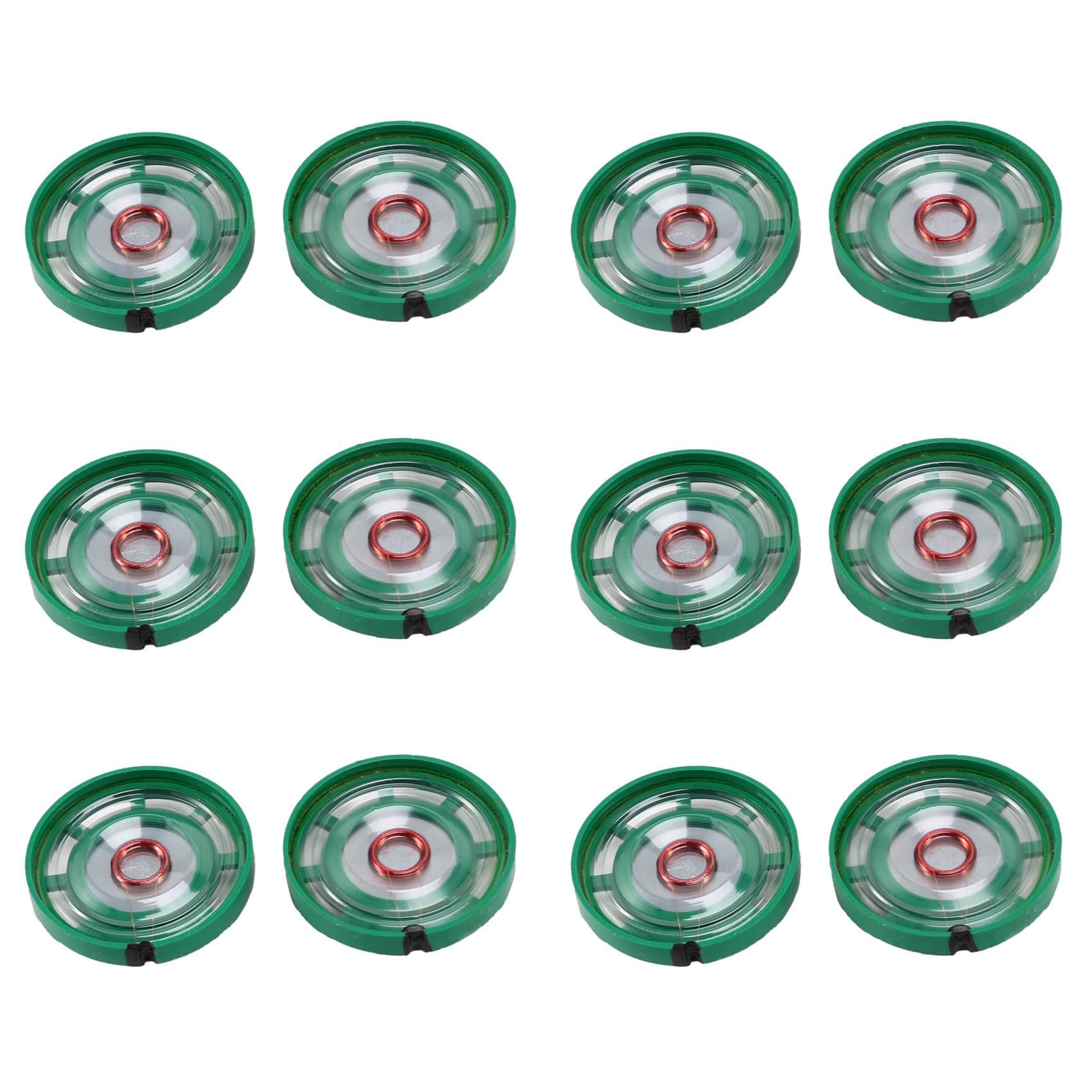2 Altoparlanti Magnetici 8 Ohm 0.25W - Diametro 27mm | Per Amplificatori, DIY Audio | Colore Verde - Foto 8