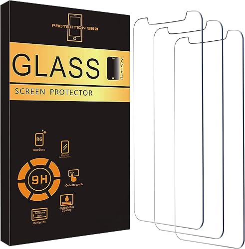Miniatura 1 de Protection 360 Paquete de 3 protectores de pantalla para iPhone 14iPhone 14 PlusiPhone 14 ProiPhone 14 Pro Max iPhone 14 Plus