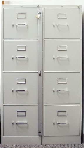 Miniatura 8 de ABUS Barra de archivo, 34 12 pulgadas de longitud para 3 cajones, gris