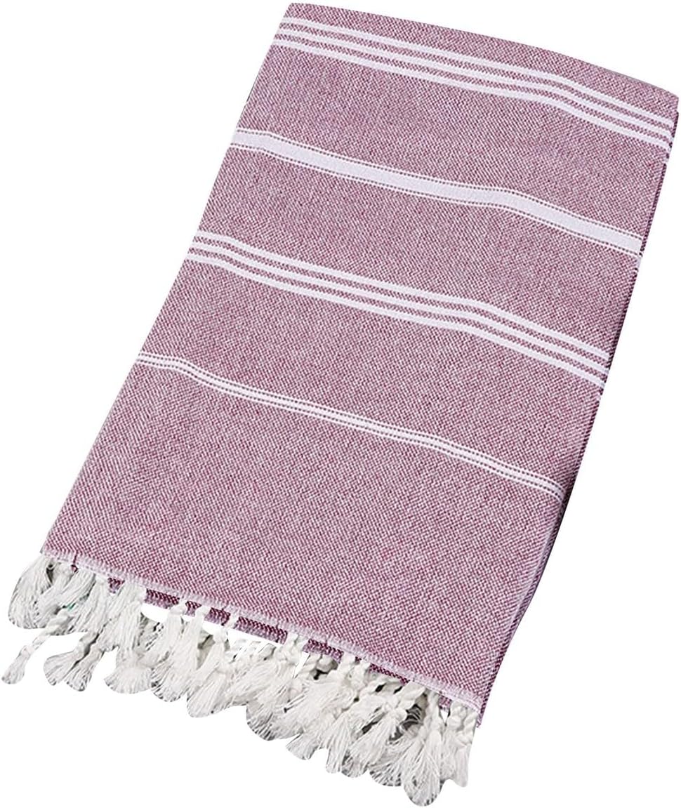 Turkish Beach Towels, 71x39 Inches Oversized Cotton Sand Free Quick Dry Beach Towel for Kids Adults,Lightweight Pool Towels Towel Racks for Bathroom,Beach Essentials for Women
