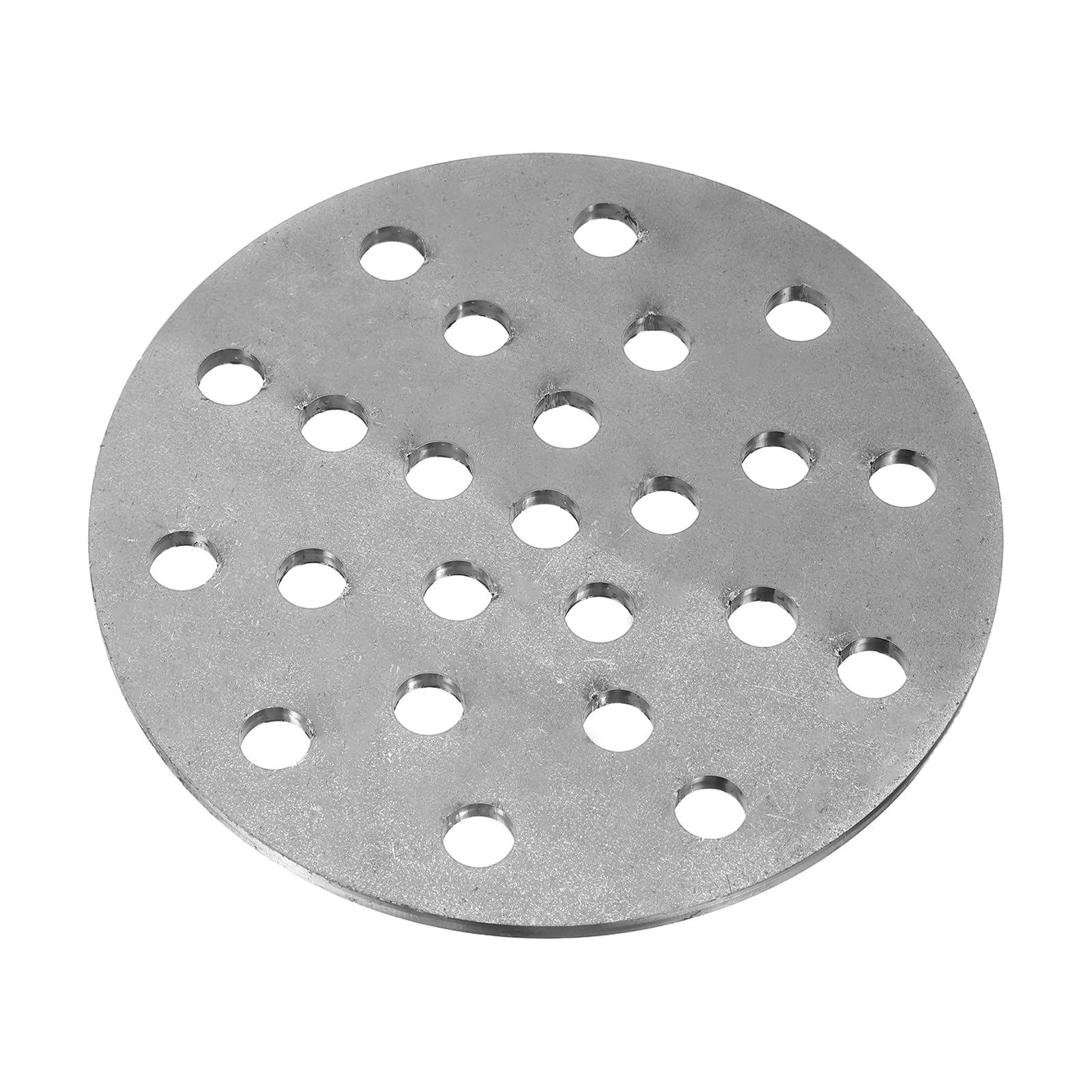 Nexarelle Bottom Fire Grate 5.5" Round BBQ Grill Grate Replacement High Heat Charcoal Plate Steel Plate Grilling Accessories for Grilling/Barbecue/Stove
