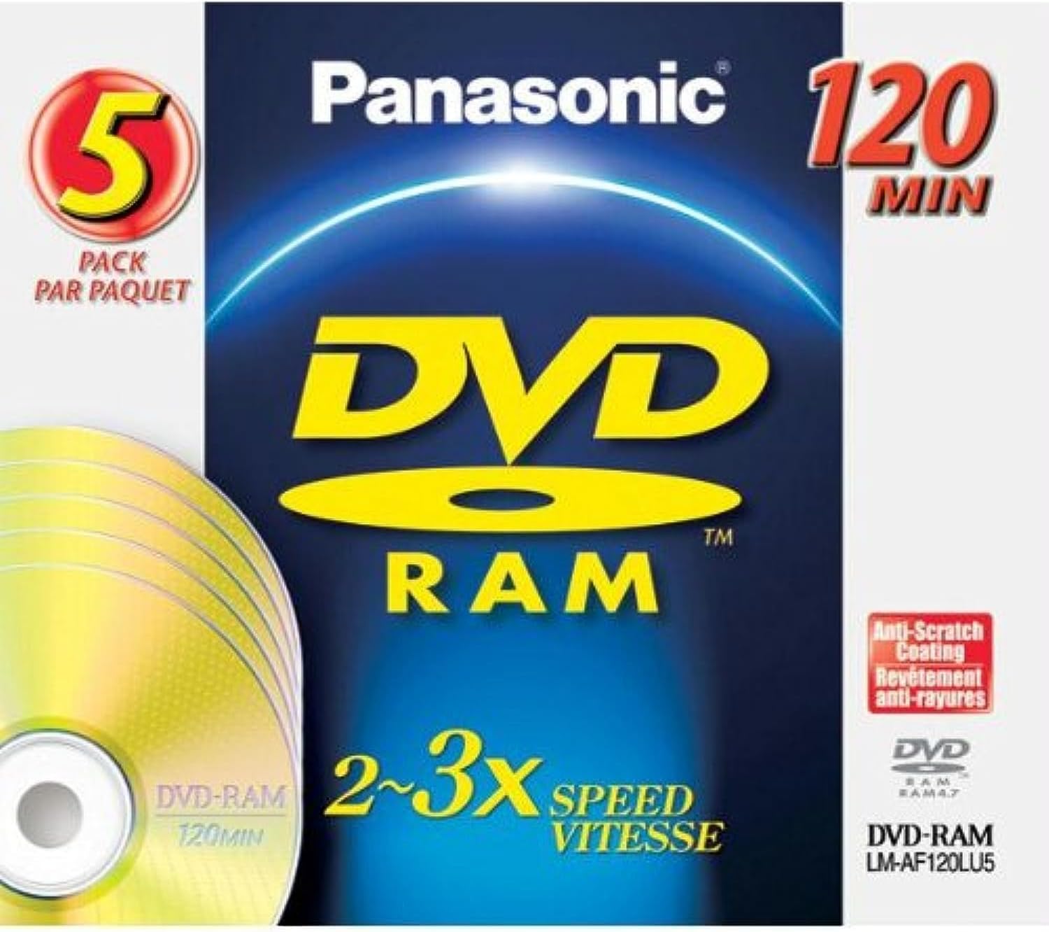 Panasonic DVDRAMs (LMAF120LU5)