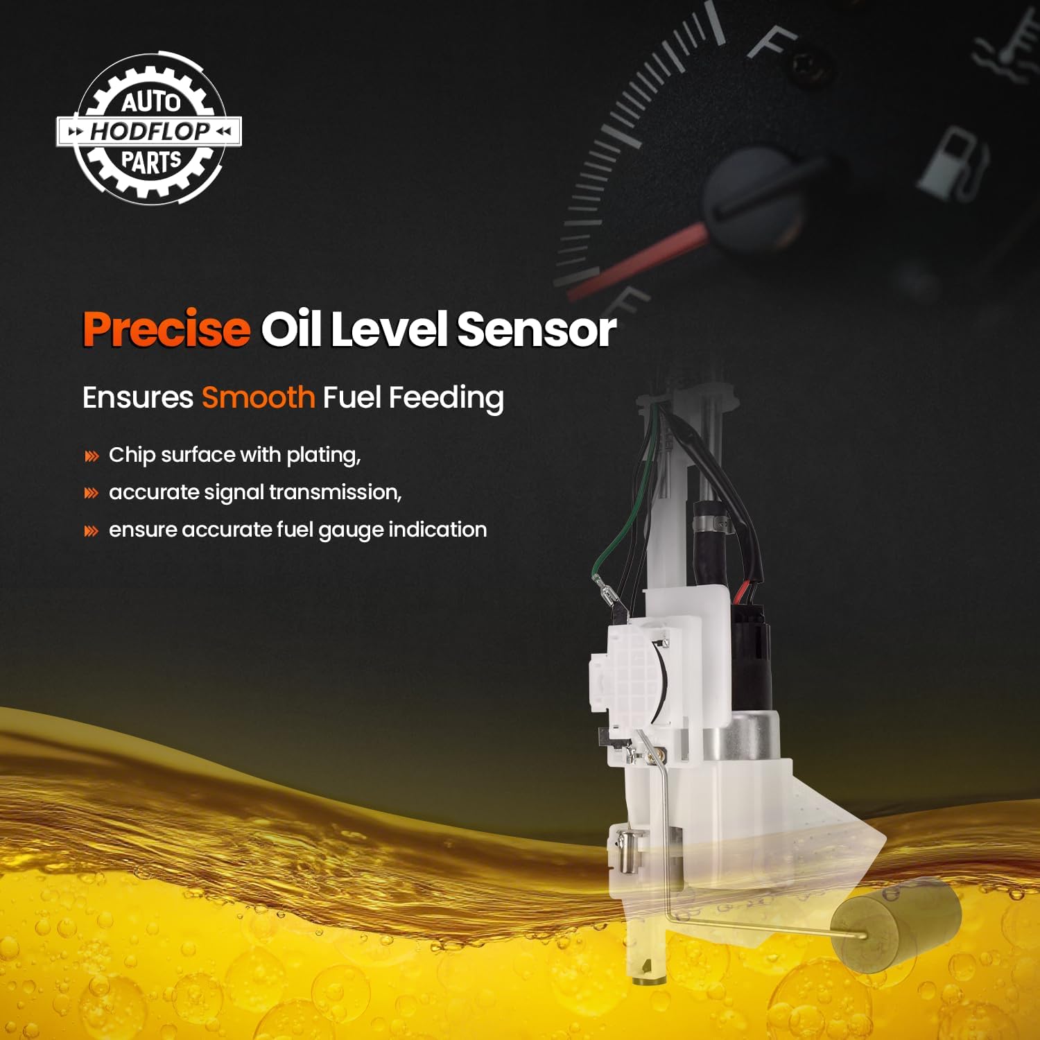 17050-01G04 Fuel Pump Module Assembly Compatible with Nissan D21 2.4L 3.0L 1986-1992 Replace# 1705001G04, E8268S, SP4017M, 672GE with Sending Unit