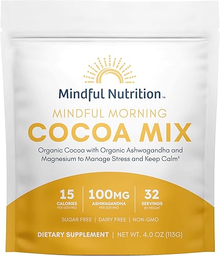 Mezcla de cacao (Mindful Morning Cocoa Mix, 4.59 oz.)