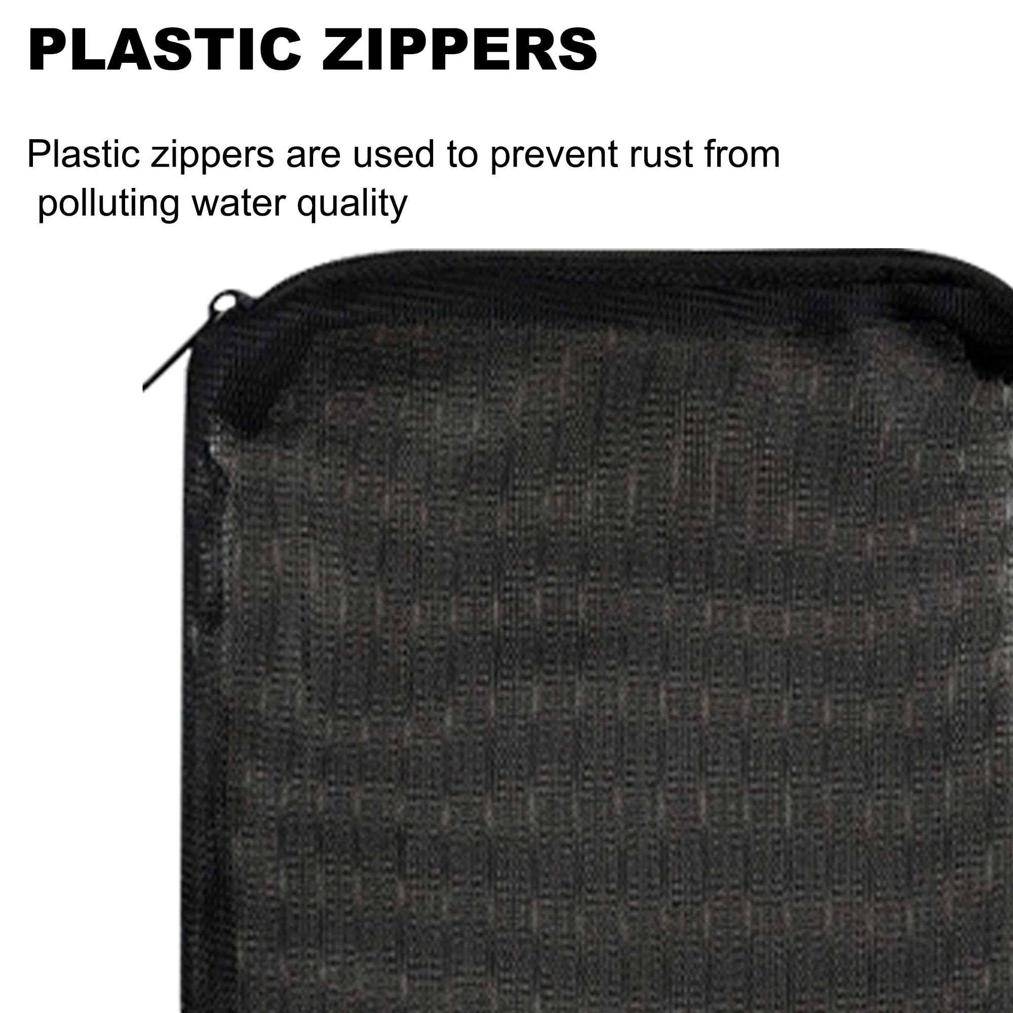 CIATBYYJ 10 Wiederverwendbare Filterbeutel Mit Reißverschluss - Perfekt Für Aquarium Reinigung