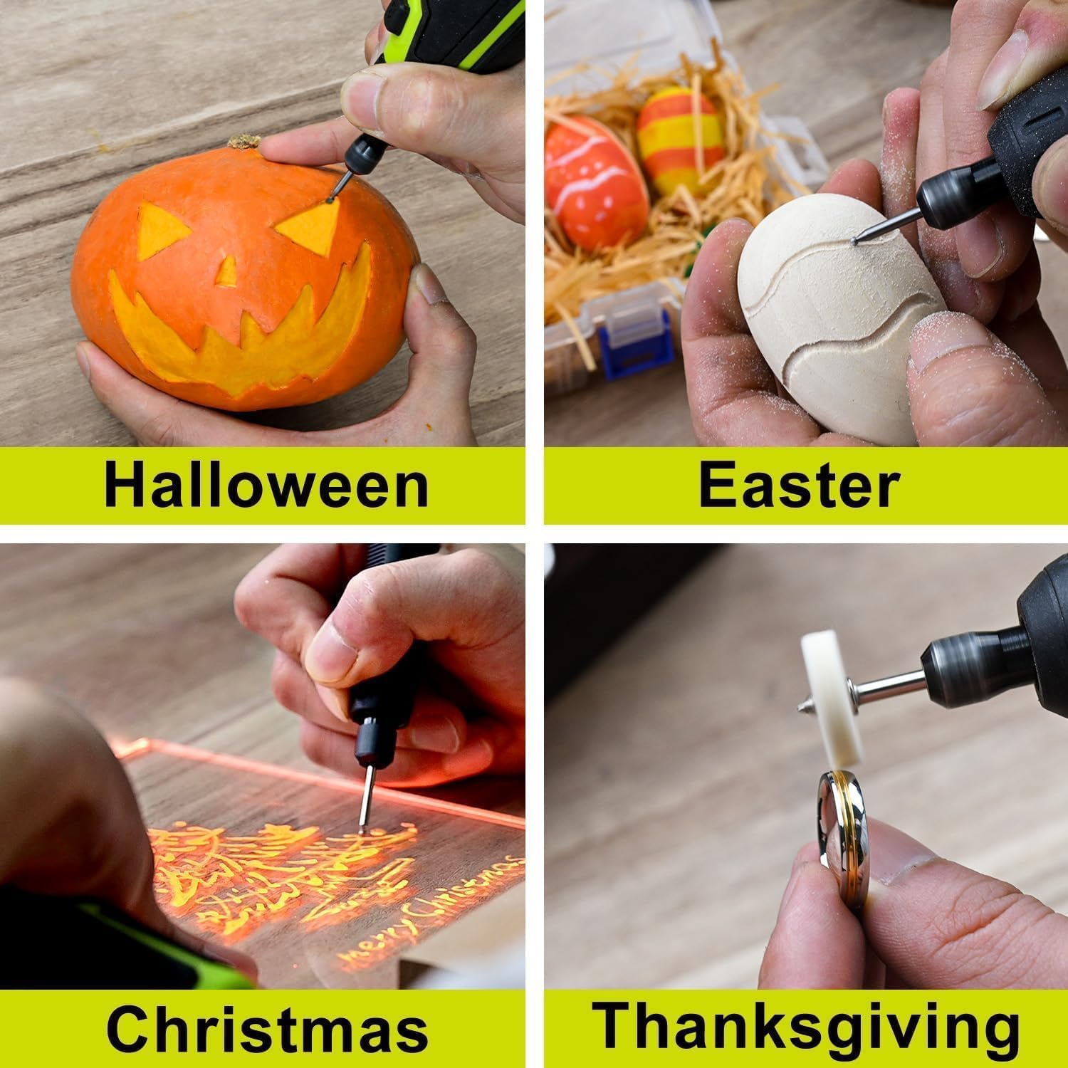 SnapFresh 12V Cordless Rotary Tool Kit, 7 Variable Speed Multi Tool with Flex Shaft, Fast Charger, 80+ Accessories & Tool Bag, Electric Engraver for Cutting, Polishing, Drilling & DIY Crafts