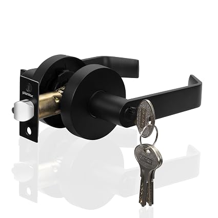 Plantex Door Lock/Heavy Duty Main Door Lock with 3 Key/Mortise Lock for Home/Office/Hotel - (9808-Black)