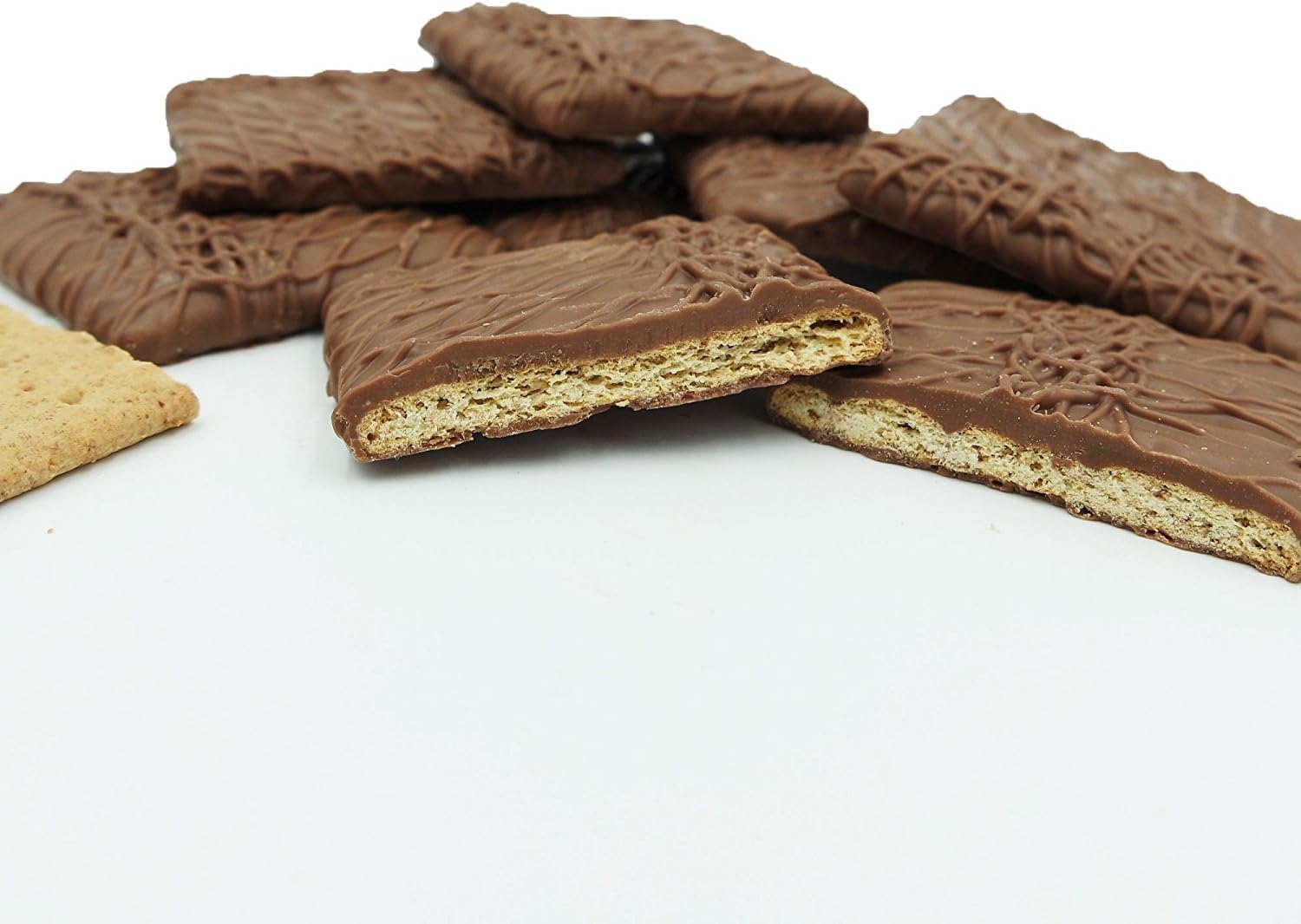 Philadelphia Candies Honey Graham Crackers, Milk Chocolate Covered 1 Pound Gift Box