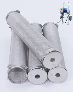 LUCKXUANYUAN 60 Mesh Manifold Filter Airless Paint Sprayer Filter 4-Pack