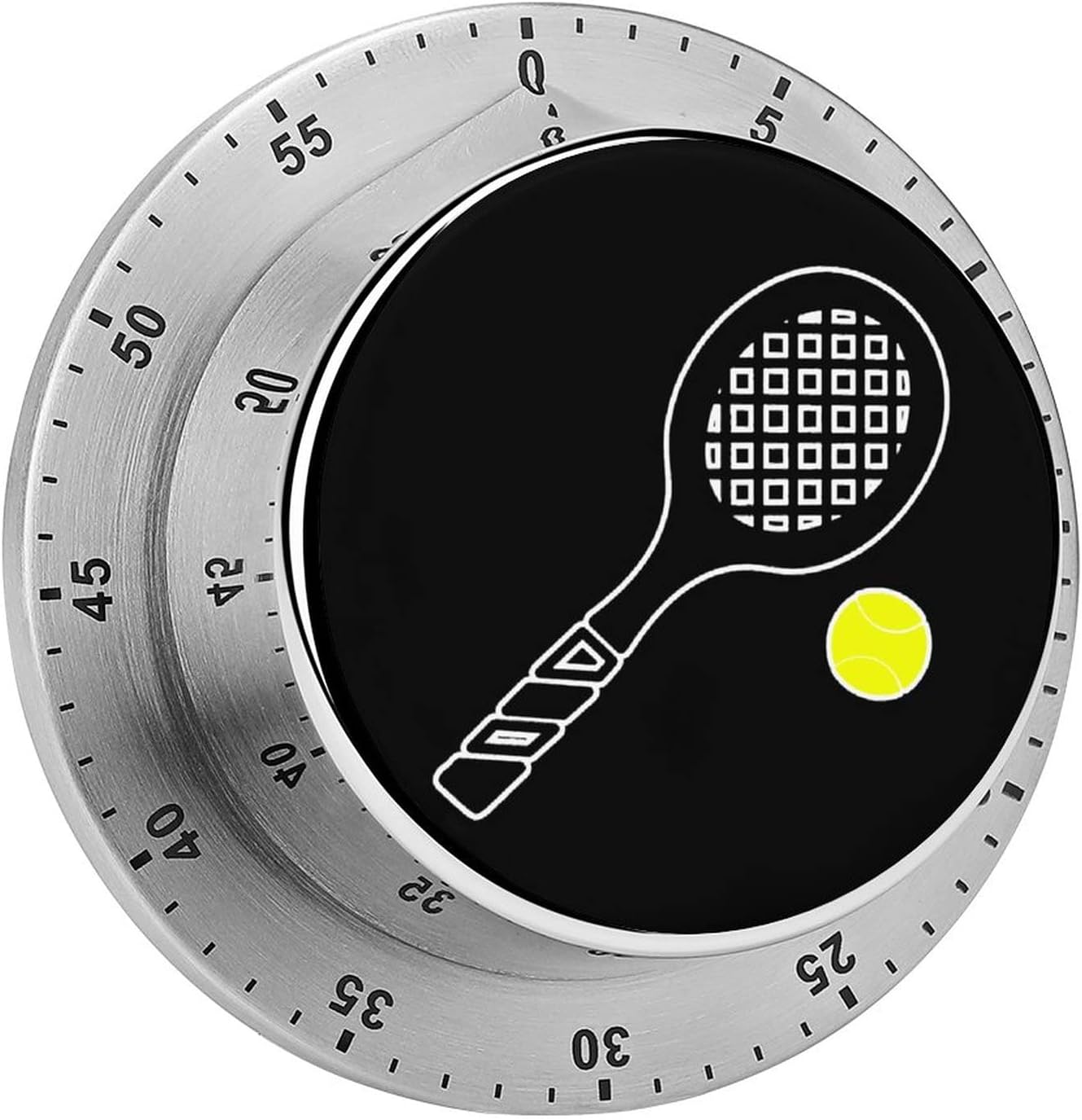 Tennis Ball Timer 60 Minute Wind Up Clock Loud Alarm