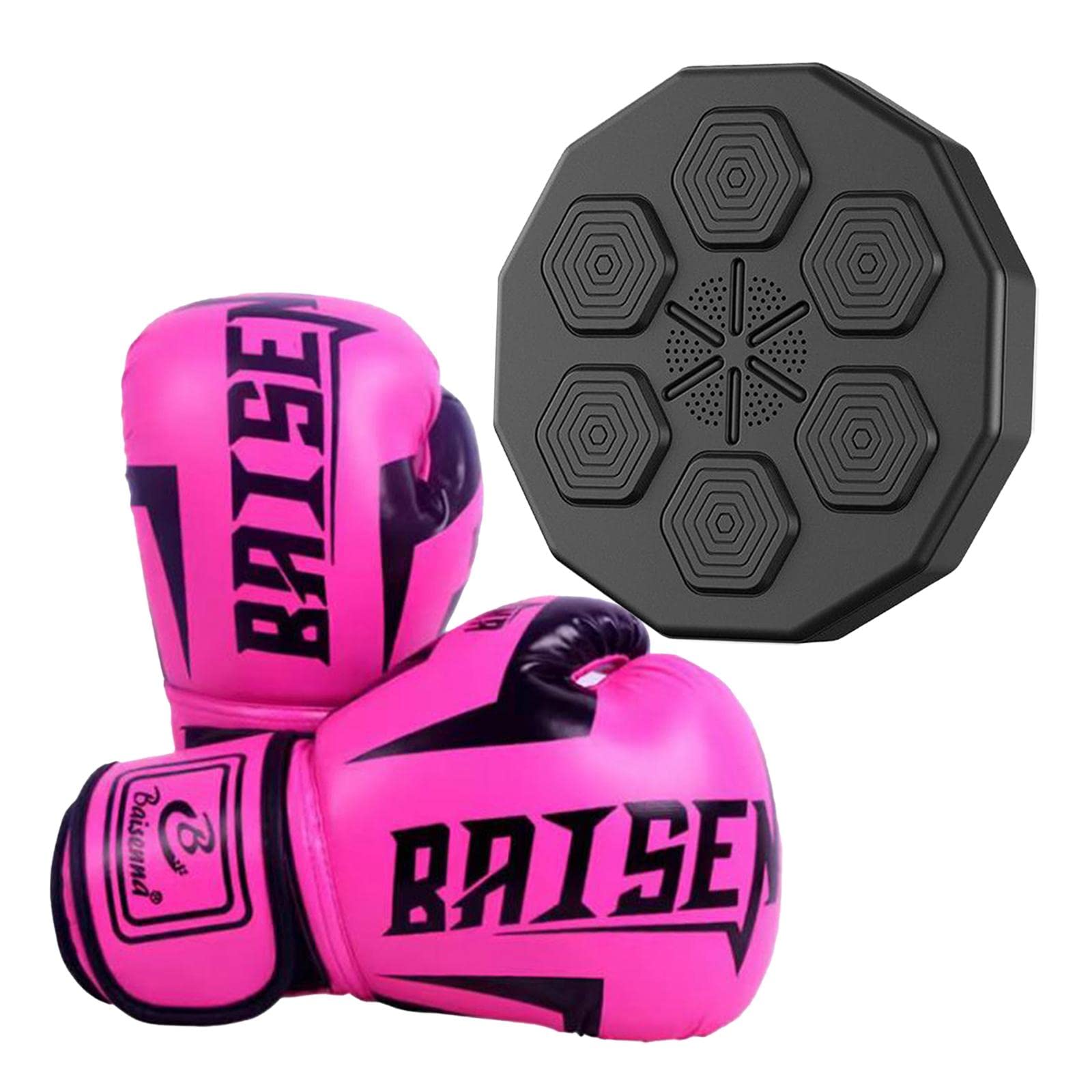 Smart Boxing Machine with Boxing Gloves Strength Tester Sandbag for Gym Pink Child|Punching Bags-image-18