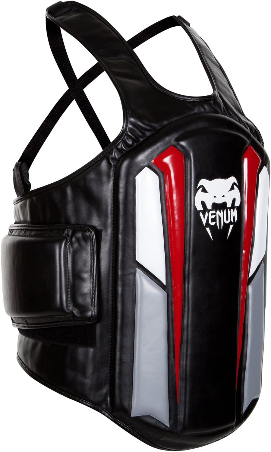 Venum "Elite Body Protector, Black/Ice/Red