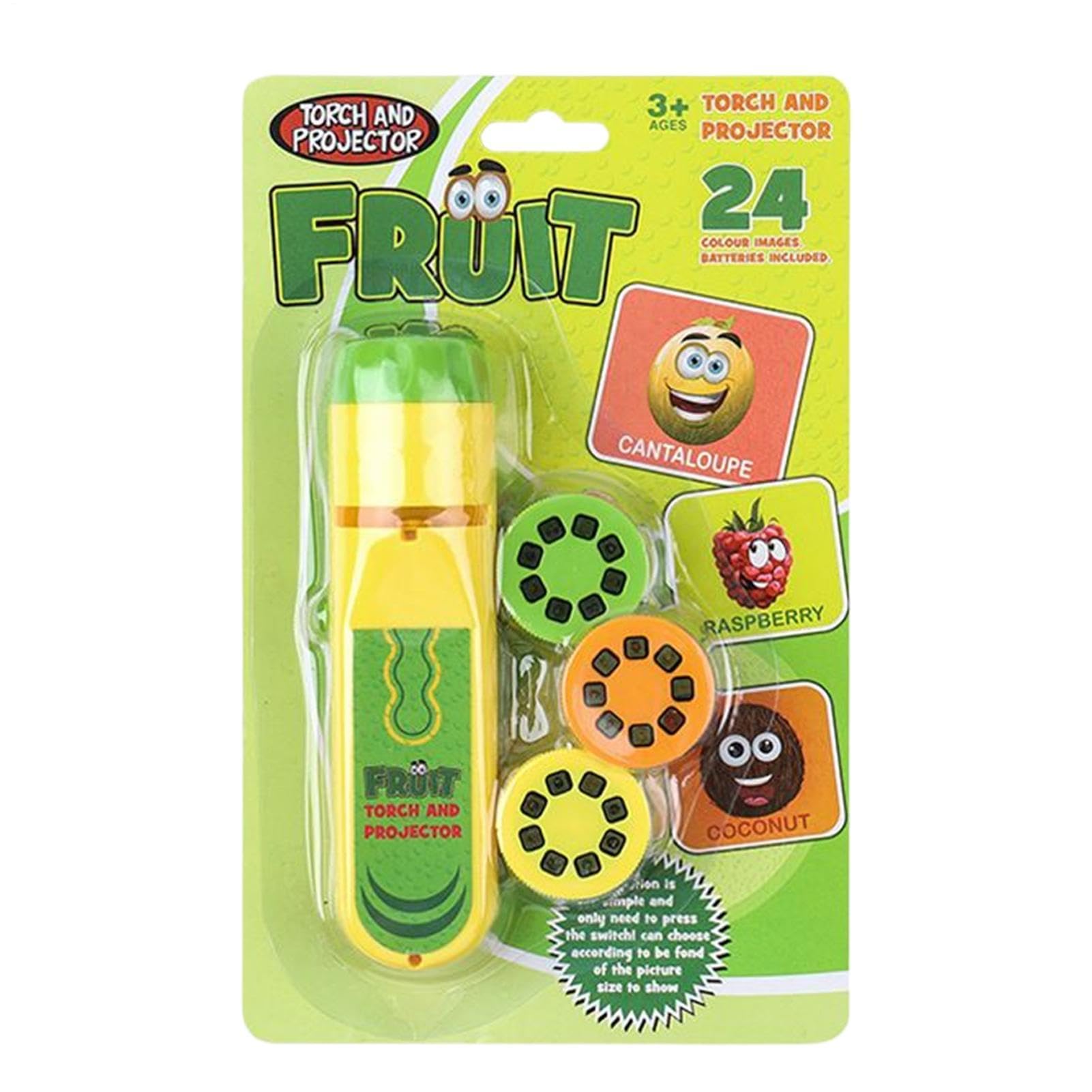 Kids Projector Flashlight Fun Learning Projector for Kid Night Room | Educational Image Projection Torch for Boys Girls Camping Games Learning Use Christmas Gift Kids Gift Set