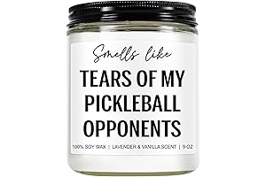 Tears of My Pickleball Opponents Candle: Delightful Gift for Pickleball Lovers