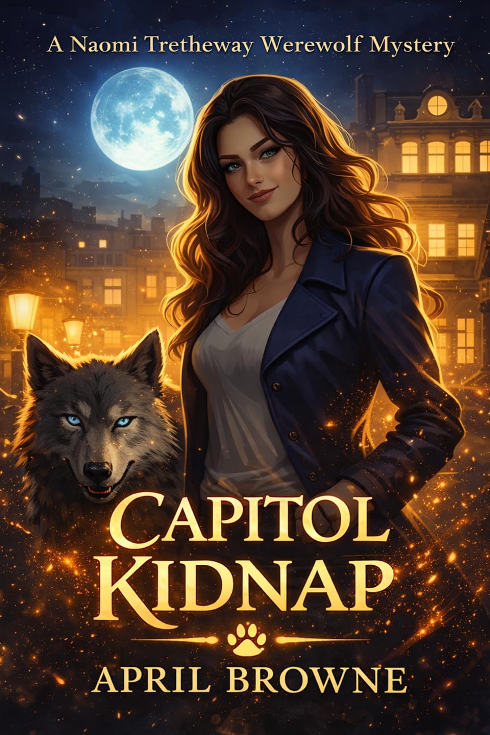 Capitol Kidnap: A Humorous Urban Fantasy of Werewolves, Vampires, and Absolute Chaos (Naomi Tretheway Mysteries)