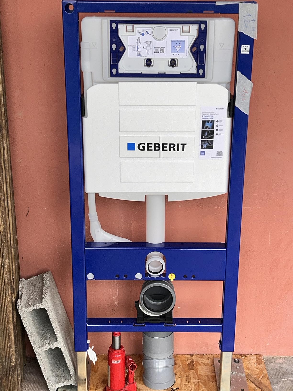 Bâti-support WC Duofix Sigma 12 cm (UP320) autoportant GEBERIT - 111 ...