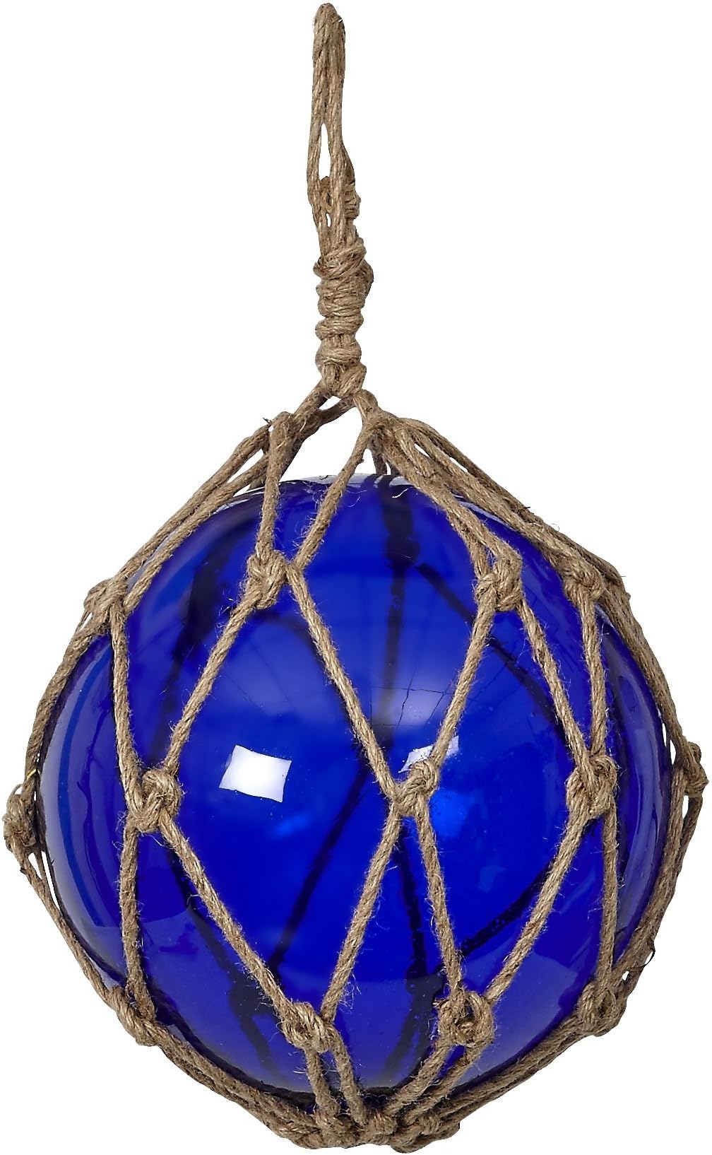 Shipwreck Seashell Company MR 4801B Glass Float 8" Cobalt