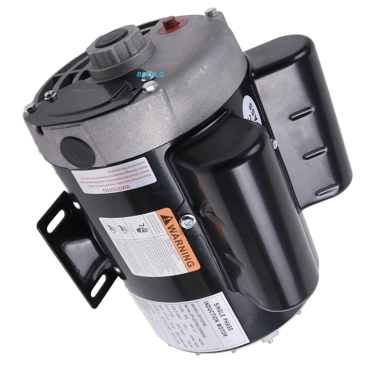 230V 3.7HP 5/8" Shaft Electric Motor MC019700AV MC019700IP MC019700SJ Replacement for Campbell Hausfeld Air Compressor