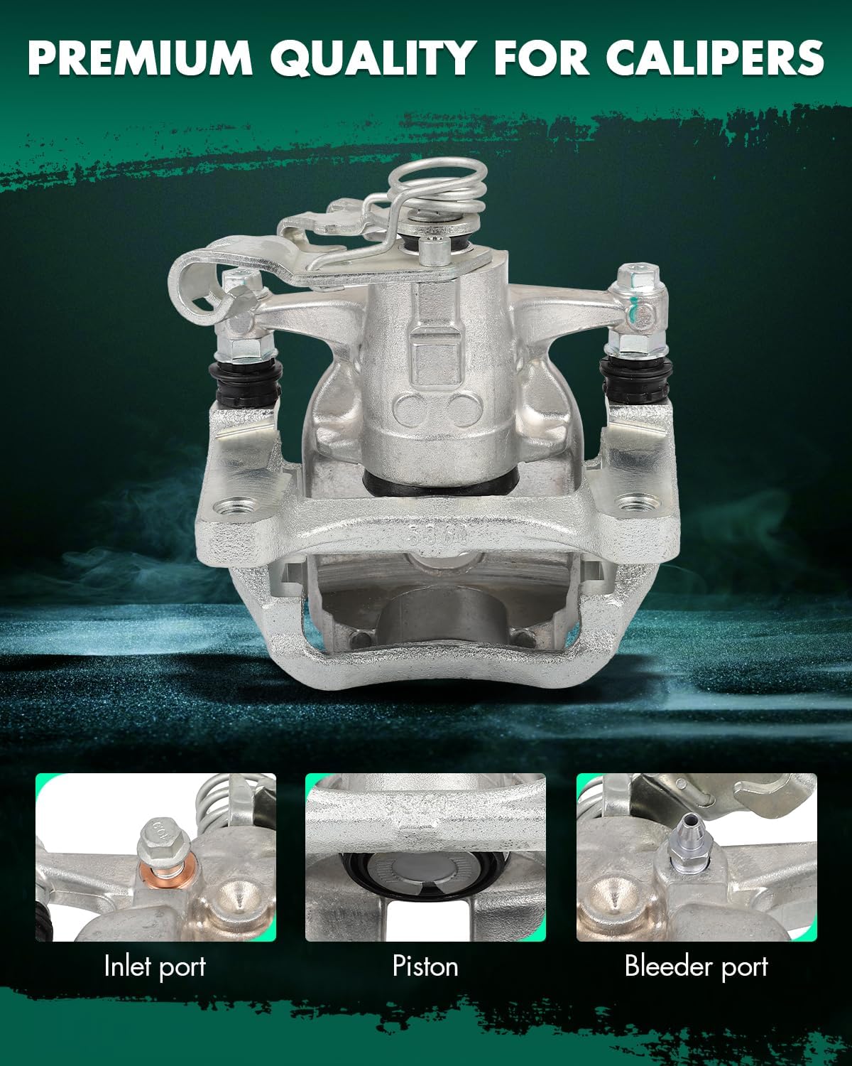 SCITOO Rear Right Brake Caliper With Bracket 18B5542 Compatible For Chevrolet For Cruze 2016-2019