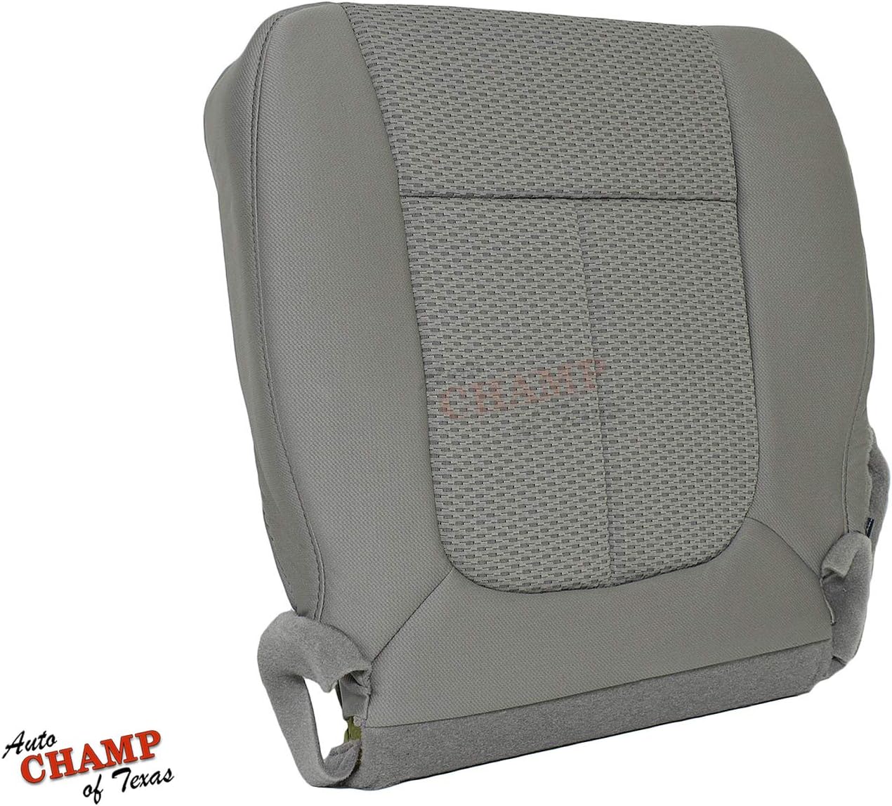 Compatible with 2009-2010 Ford F-150 XLT-Driver-Side Bottom Replacement Cloth Seat Cover, Medium Stone Gray