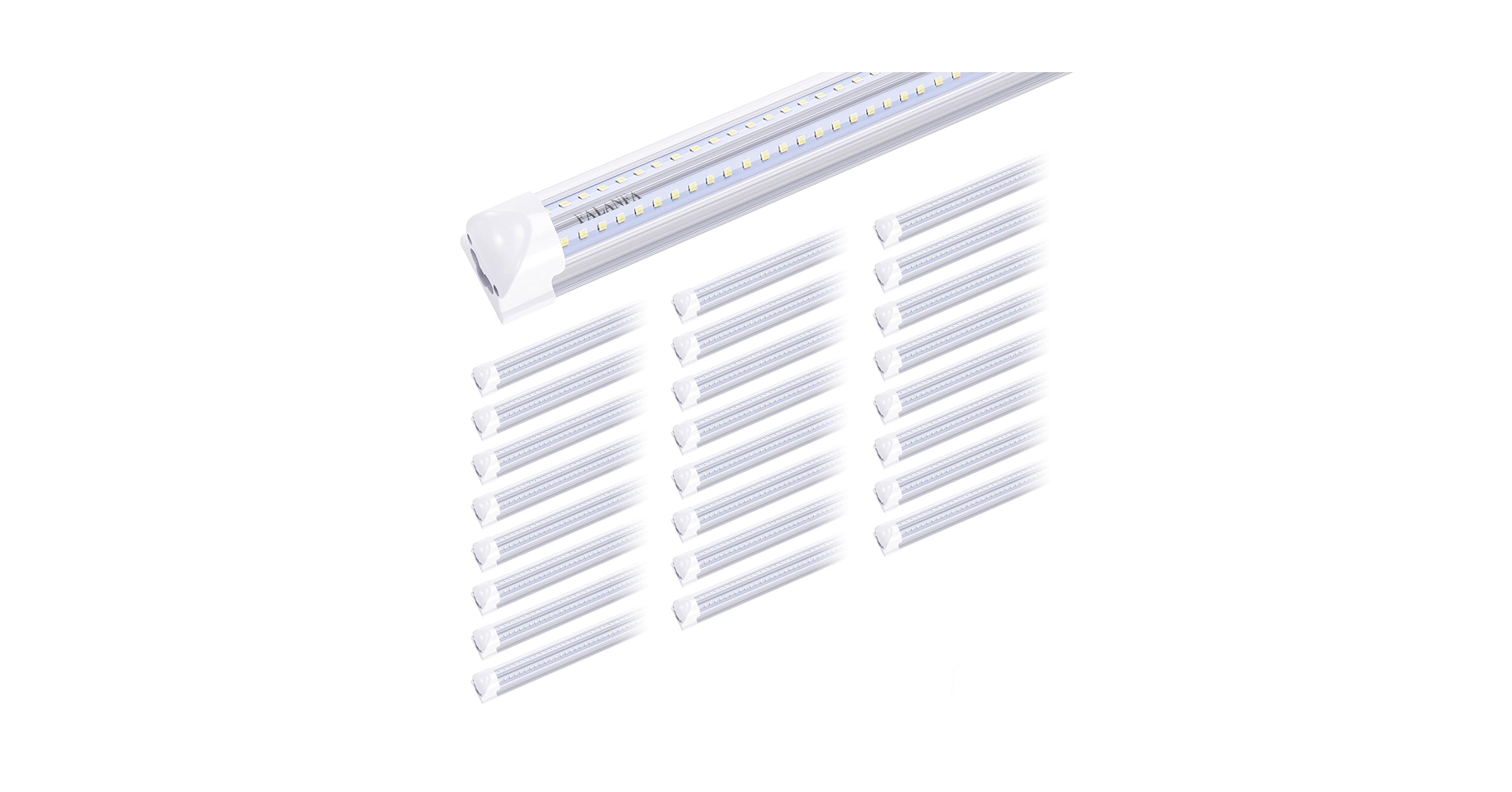 T8 Integrated LED Tube Lights,4ft V-Shape LED Light 36W